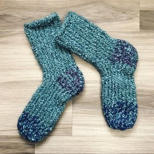 🌻Handknit Think Chunky Soft Vegan Winter Socks